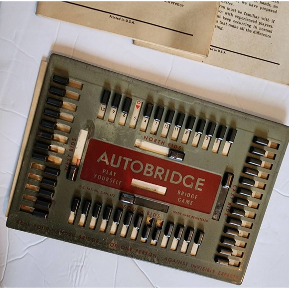 Vintage Auto Bridge-Play Yourself Bridge Game Advanced Set - Picture 7 of 8